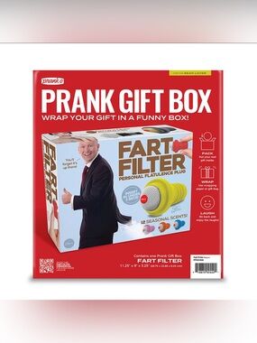 Prank-O "Fart Filter" Prank Gift Box NWT